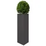 Jardinera triangular acero negro 30x26x75 cm von , Töpfe und Pflanzgefäße - Ref: Foro24-851143, Preis: 63,30 €, Rabatt: -5%%