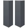 Jardineras 2 uds acero gris antracita 30x26x75 cm by , Pots and planters - Ref: Foro24-851148, Price: 93,48 €, Discount: -5%%