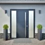 Jardineras 2 uds acero gris antracita 30x26x75 cm by , Pots and planters - Ref: Foro24-851148, Price: 93,48 €, Discount: -5%%