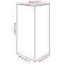 Jardinera triangular acero galvanizado 50x43x75 cm | Foro24.es | Tu tienda online para hogar, jardín y más Foro24.es