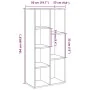 Estantería roble artisan 50x25x104 cm von , Bücherregale und Regale - Ref: Foro24-855965, Preis: 74,02 €, Rabatt: -5%%