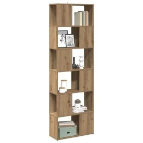 Estantería/divisor de espacios roble artisan 60x24x186 cm by , Bookcases and shelves - Ref: Foro24-856731, Price: 97,11 €, Di...