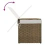 Cesto para la ropa sucia con tapa ratán sintético 55,5x35x34 cm by , Laundry baskets - Ref: Foro24-372049, Price: 60,98 €, Di...
