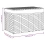 Cesto para la ropa sucia con tapa ratán sintético 55,5x35x34 cm by , Laundry baskets - Ref: Foro24-372049, Price: 60,98 €, Di...
