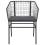 Set de comedor de jardín 7 piezas cojines ratán sintético negro | Foro24.es | Tu tienda online para hogar, jardín y más Foro24.es