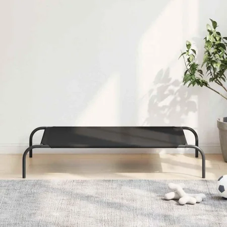 Cama elevada para perros negra 110x65x20 cm tela Oxford y acero de , Camas para perros - Ref: Foro24-42000839, Precio: 26,12 ...