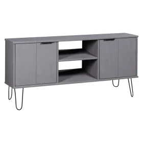 Mueble de TV New York madera maciza de pino gris by , TV Furniture - Ref: Foro24-321146, Price: 68,50 €, Discount: -5%%
