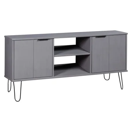 Mueble de TV New York madera maciza de pino gris von , TV-Möbel - Ref: Foro24-321146, Preis: 68,50 €, Rabatt: -5%%