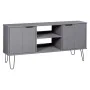 Mueble de TV New York madera maciza de pino gris von , TV-Möbel - Ref: Foro24-321146, Preis: 68,50 €, Rabatt: -5%%