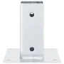 Bases para postes cuadradas 12 uds. Plata 61x61 mm by , fence posts - Ref: Foro24-42000005, Price: 53,66 €, Discount: -5%%