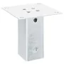 Bases para postes cuadradas 12 uds. Plata 71x71 mm | Foro24.es | Tu tienda online para hogar, jardín y más Foro24.es