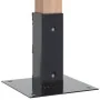 Bases para postes cuadradas 4 uds. Antracita 46x46 mm by , fence posts - Ref: Foro24-42000018, Price: 22,49 €, Discount: -5%%
