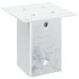 Bases para postes cuadradas 12 uds. Plata 91x91 mm de , Postes de cerca - Ref: Foro24-42000011, Precio: 64,65 €, Descuento: -5%%