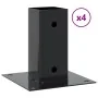Bases para postes cuadradas 4 uds. Antracita 71x71 mm | Foro24.es | Tu tienda online para hogar, jardín y más Foro24.es