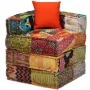Puf modular de 4 plazas de tela patchwork von , Kissen für Stühle und Sofas - Ref: Foro24-244981, Preis: 700,07 €, Rabatt: -5%%