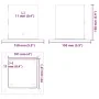 Bases para postes cuadradas 4 uds. Antracita 101x101 mm | Foro24.es | Tu tienda online para hogar, jardín y más Foro24.es