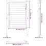 Puerta de jardín con cerradura de aluminio negra 100x120 cm by , garden gates - Ref: Foro24-42004147, Price: 264,22 €, Discou...