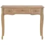 Mesa consola tocador con 3 cajones marrón de , Mesas auxiliares - Ref: Foro24-280047, Precio: 155,87 €, Descuento: -5%%