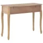 Mesa consola tocador con 3 cajones marrón de , Mesas auxiliares - Ref: Foro24-280047, Precio: 155,87 €, Descuento: -5%%
