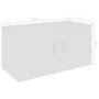 Armario de pared madera contrachapada blanco 80x39x40 cm | Foro24.es | Tu tienda online para hogar, jardín y más Foro24.es