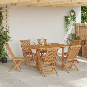 Comprar Conjunto de Comedor de Jardín de 7 Piezas