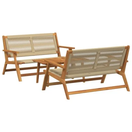 Sillas de Jardín con Mesa 3 pcs Beige Madera Maciza de Acacia | Foro24.es | Tu tienda online para hogar, jardín y más Foro24.es