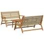 Sillas de Jardín con Mesa 3 pcs Beige Madera Maciza de Acacia | Foro24.es | Tu tienda online para hogar, jardín y más Foro24.es
