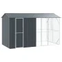 Aviario para Pájaros con Extensión Antracita 210x442x247 cm Acero | Foro24.es | Tu tienda online para hogar, jardín y más Foro24.es