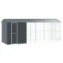 Aviario para Aves con Extensión Antracita 210x640x247 cm Acero | Foro24.es | Tu tienda online para hogar, jardín y más Foro24.es