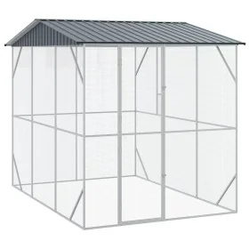 Aviario para pájaros Antracita 310x227x247 cm