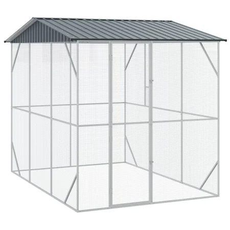 Aviario para pájaros Antracita 310x227x247 cm Acero | Foro24.es | Tu tienda online para hogar, jardín y más Foro24.es