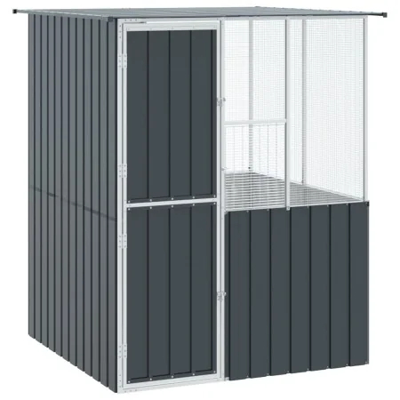 Jaula para Pájaros Antracita 215x78x200 cm Acero Galvanizado | Foro24.es | Tu tienda online para hogar, jardín y más Foro24.es