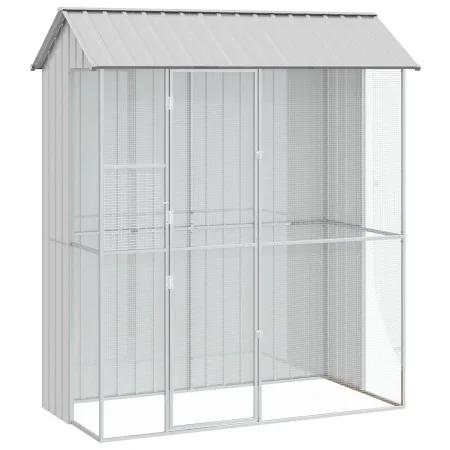 Aviario para Aves Gris 215x110x247 cm Acero | Foro24.es | Tu tienda online para hogar, jardín y más Foro24.es
