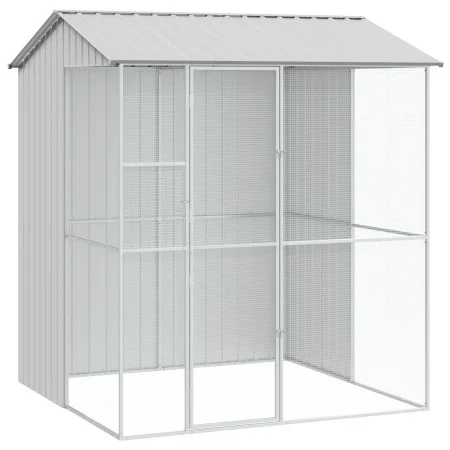 VidaXL Aviario para Aves Gris 215x210x247 cm Acero | Foro24.es | Tu tienda online para hogar, jardín y más Foro24.es