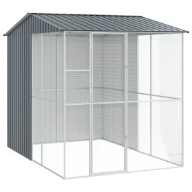 Aviario para Pájaros Antracita 215x310x247 cm