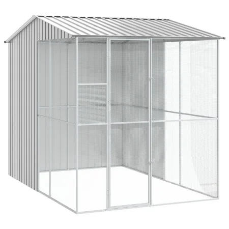 Aviario para aves Gris 215x310x247 cm Acero | Foro24.es | Tu tienda online para hogar, jardín y más Foro24.es
