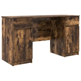 Comprar Escritorio de roble ahumado 140x49x76 cm