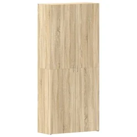 Armario para Zapatos de Roble Sonoma 80x35,5x180