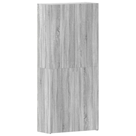 Zapatero Gris Sonoma 80x35,5x180 cm Madera elaborada | Foro24.es | Tu tienda online para hogar, jardín y más Foro24.es