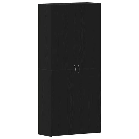 Cabinet para zapatos Negro Roble 80x35,5x180 cm Madera elaborada | Foro24.es | Tu tienda online para hogar, jardín y más Foro24.es