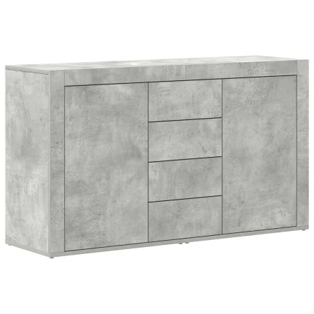 Aparador Gris Concreto Madera de Calidad 120 x 36 x 69 cm | Foro24.es | Tu tienda online para hogar, jardín y más Foro24.es