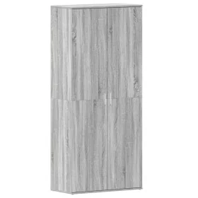 Zapatero Gris Sonoma 80x39x180 cm