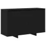 aparador de roble negro roble negro madera 120 x 41 x 75 cm | Foro24.es | Tu tienda online para hogar, jardín y más Foro24.es