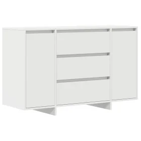 Aparador Blanco 120x41x75 cm Madera Elaborada
