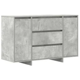 Sideboard de Gris Concreto 120x41x75 cm Madera