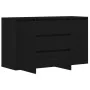 Sideboard Negro Roble 120x41x75 cm Madera Ingenerizada | Foro24.es | Tu tienda online para hogar, jardín y más Foro24.es