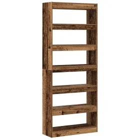Estantería de Madera Antigua Madera Antigua