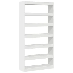 Estantería Blanca Blanca Madera de ingeniería 100