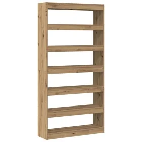 Estantería Roble Madera maciza 100 x 30 x 198 cm