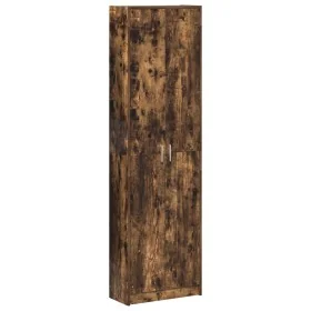 Armario de roble ahumado 55x25x189 cm de madera